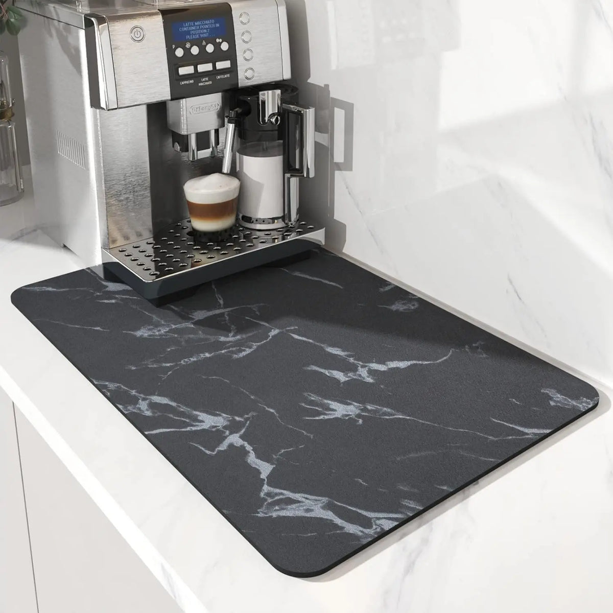 Coffee Machine Mat Rubber Backing