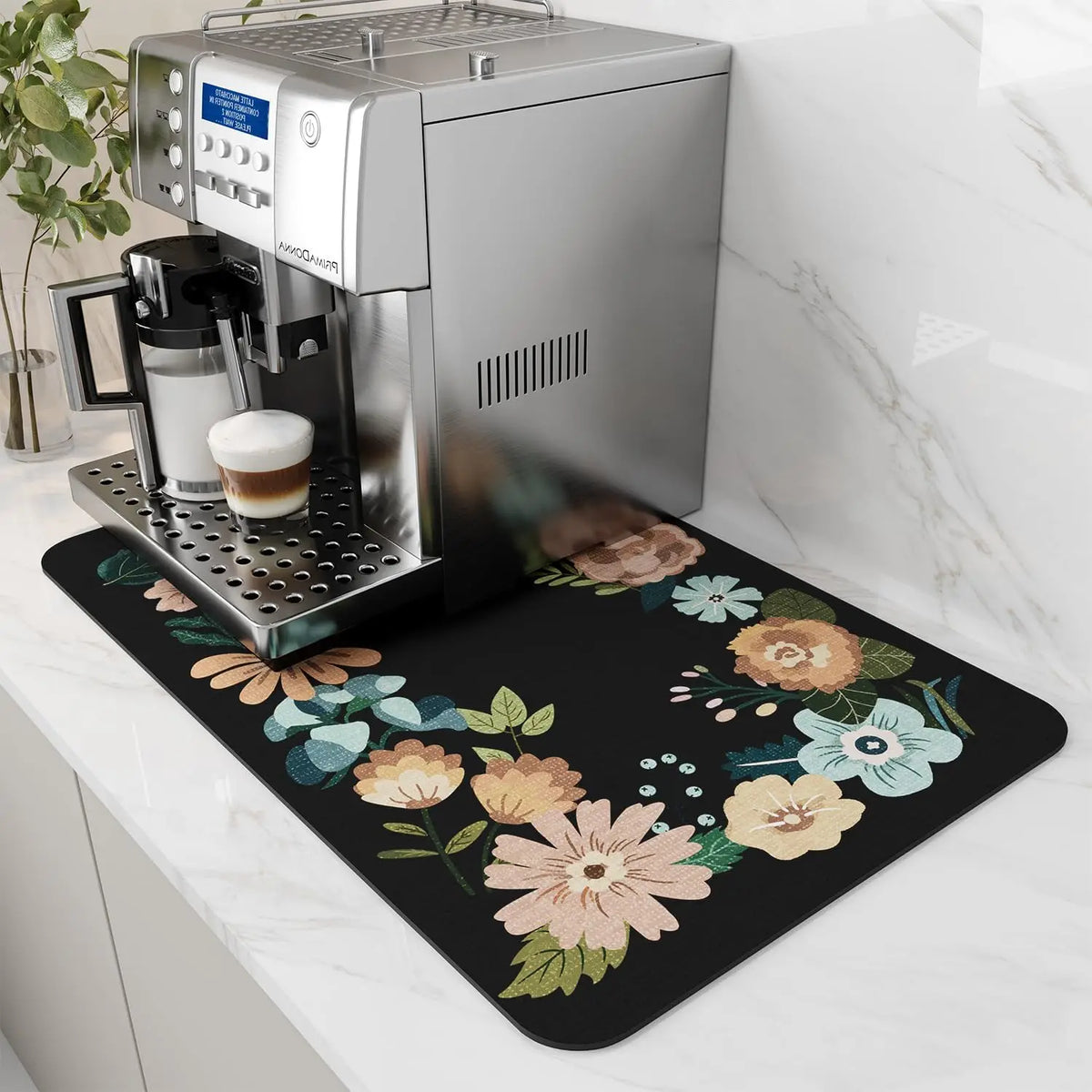 Coffee Machine Mat Rubber Backing