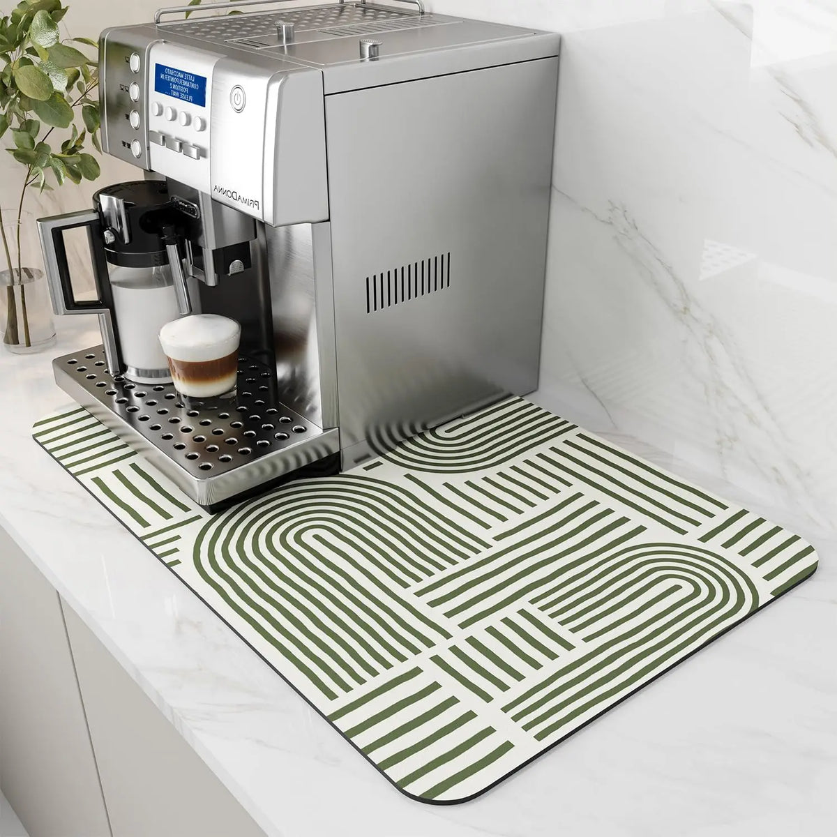 Coffee Machine Mat Rubber Backing