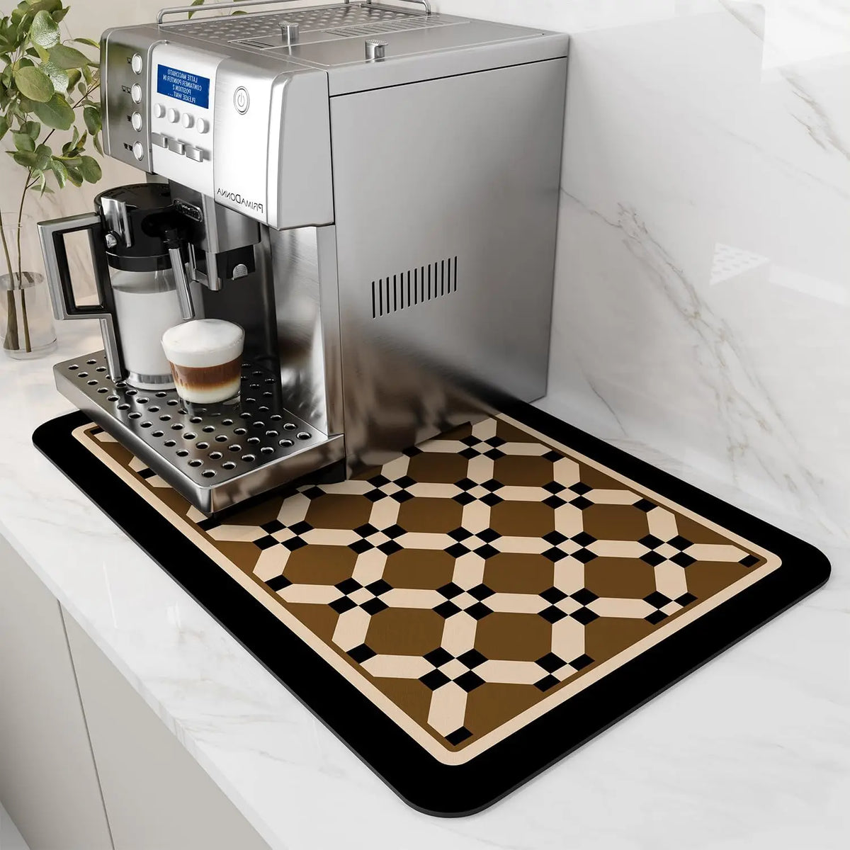 Coffee Machine Mat Rubber Backing