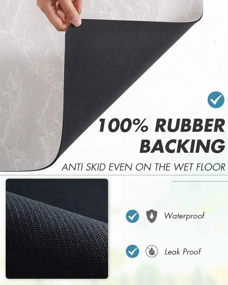 Coffee Machine Mat Rubber Backing