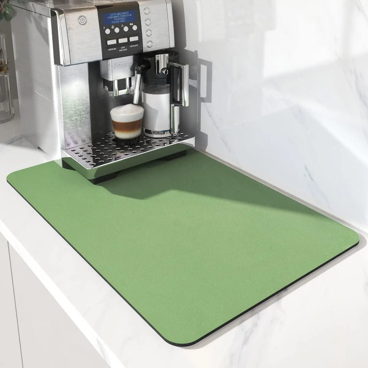 Coffee Machine Mat Rubber Backing