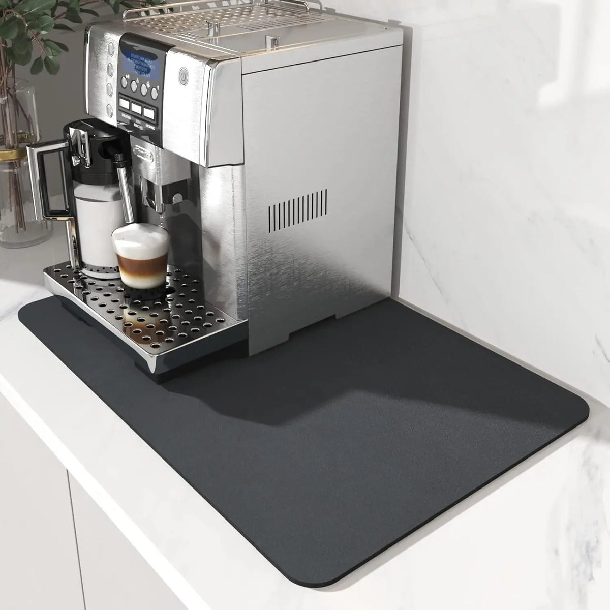 Coffee Machine Mat Rubber Backing