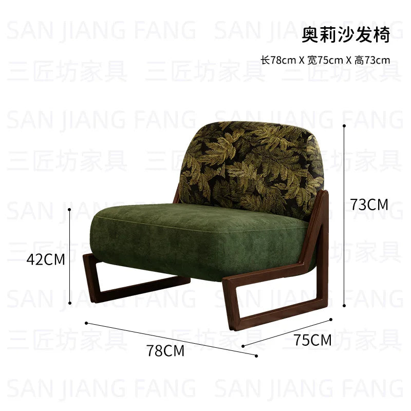 Western Restaurant Commercial Retro Booth Sofa Chair Combination Table and Chair French Restaurant Table and Chair