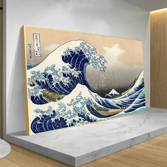 Great Wave Of Kanagawa Japan Vintage Canvas