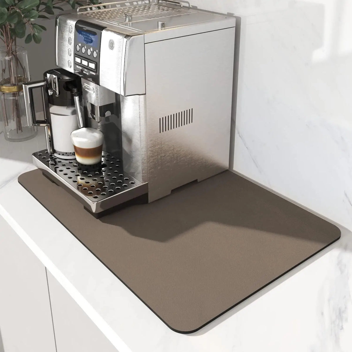 Coffee Machine Mat Rubber Backing