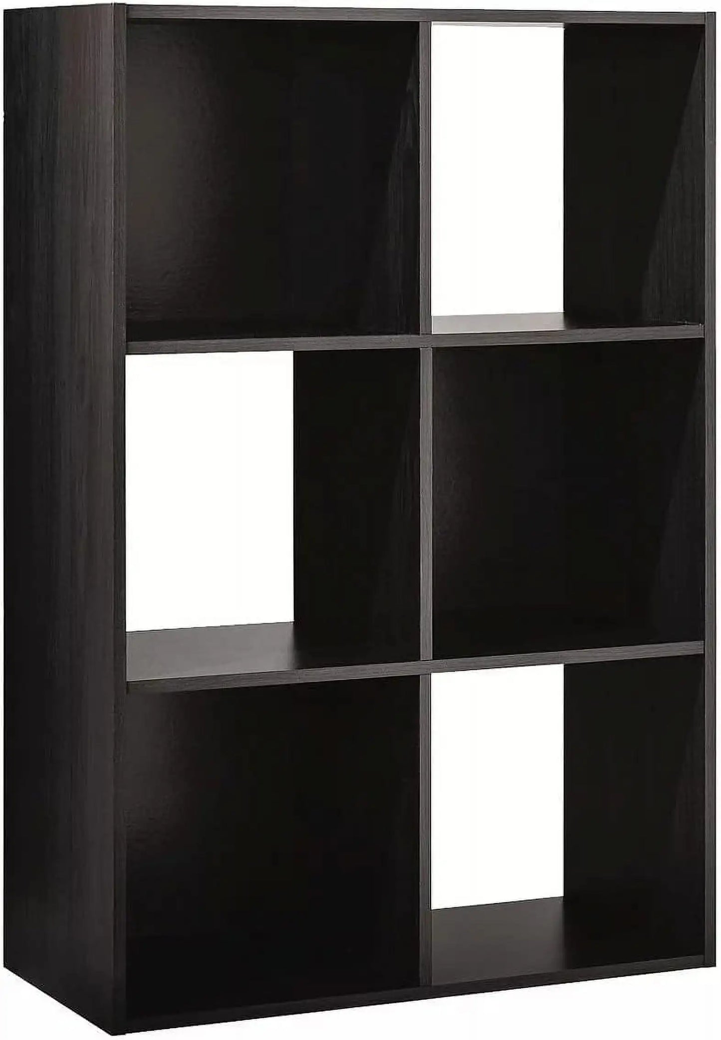 11" 6 Cube Organizer Shelf, Bookcase, Storage Shelf (White)