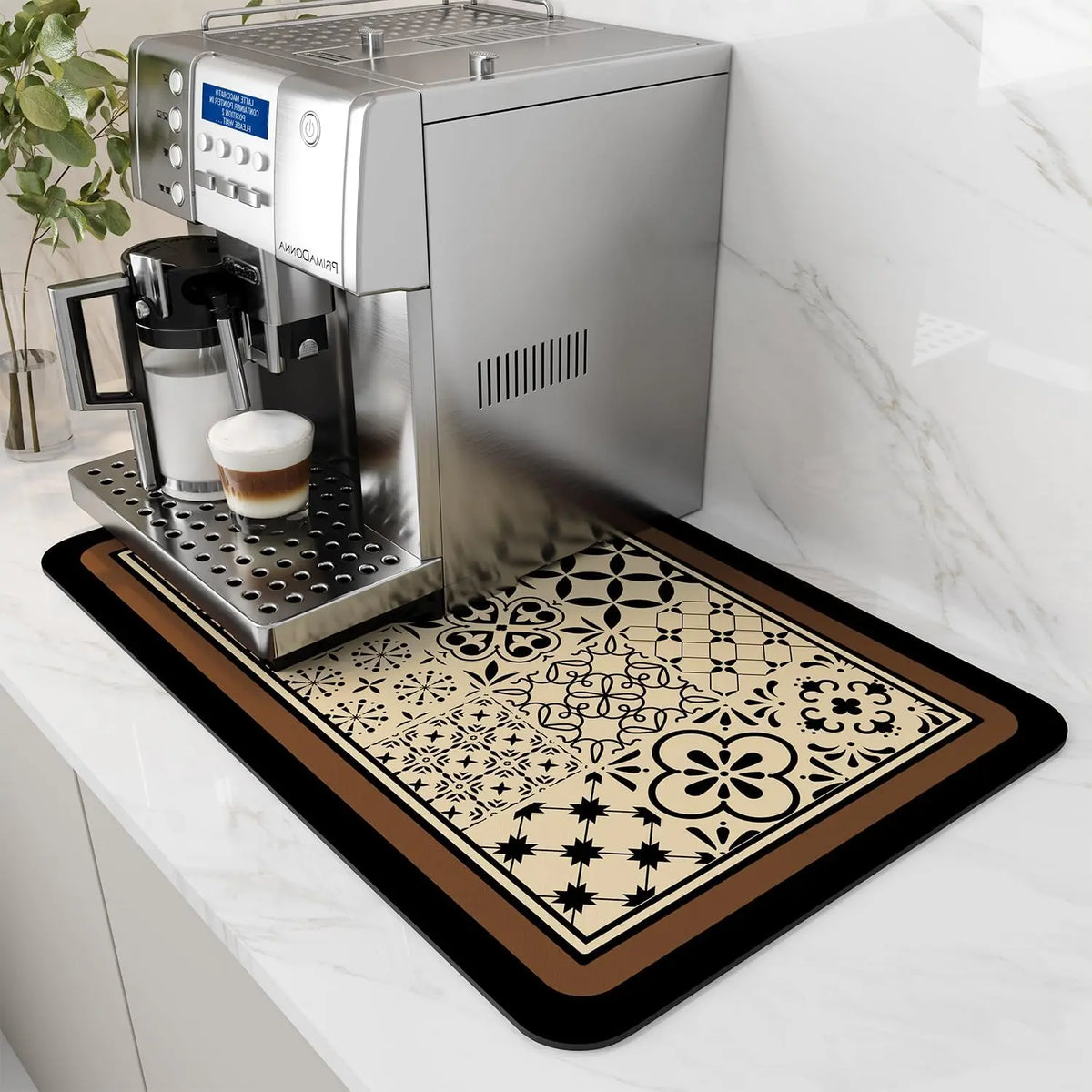 Coffee Machine Mat Rubber Backing