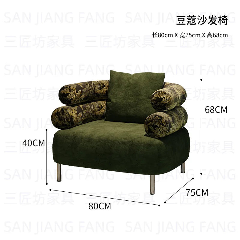 Western Restaurant Commercial Retro Booth Sofa Chair Combination Table and Chair French Restaurant Table and Chair