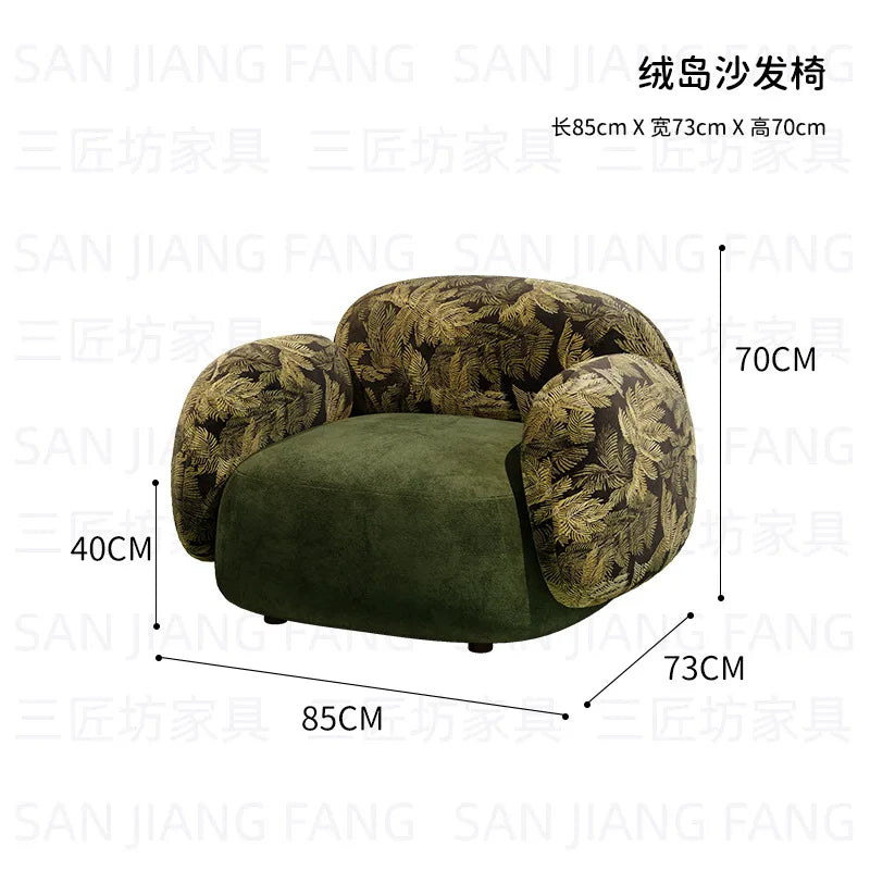 Western Restaurant Commercial Retro Booth Sofa Chair Combination Table and Chair French Restaurant Table and Chair