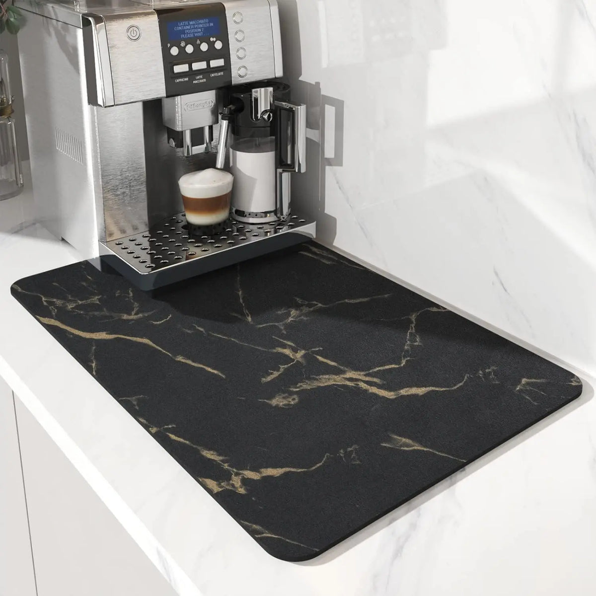 Coffee Machine Mat Rubber Backing