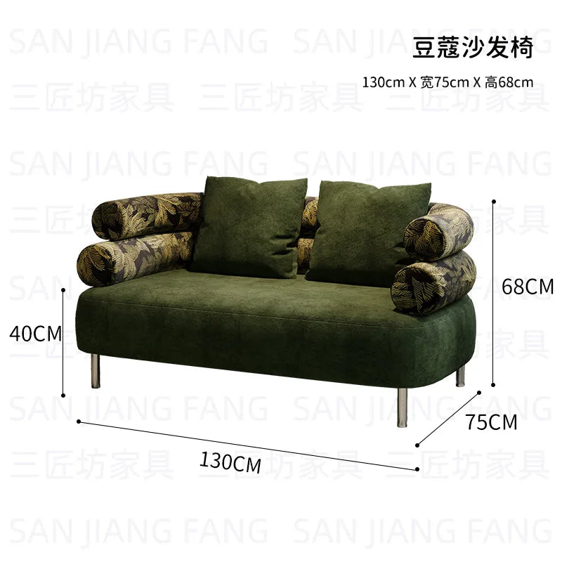 Western Restaurant Commercial Retro Booth Sofa Chair Combination Table and Chair French Restaurant Table and Chair